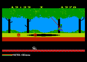 Pitfall! atari screenshot