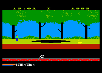 Pitfall! atari screenshot