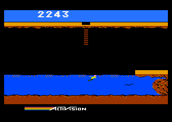 Pitfall! II - Lost Caverns atari screenshot