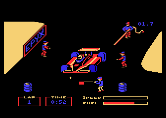 Pitstop atari screenshot