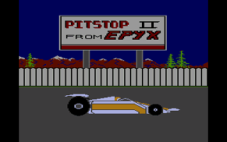 Pitstop II atari screenshot