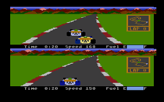 Pitstop II atari screenshot