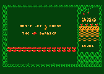 Plague Attack atari screenshot