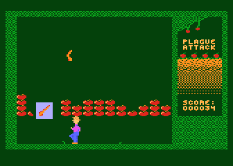 Plague Attack atari screenshot