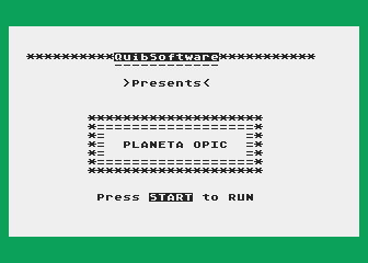 Planeta Opic atari screenshot