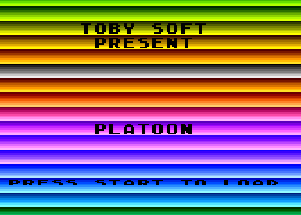 Platoon atari screenshot