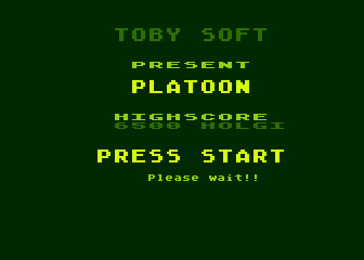 Platoon atari screenshot