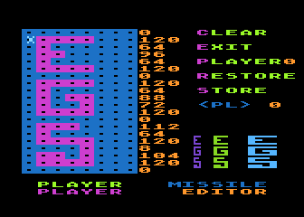 Player-Missile Player Editor atari screenshot