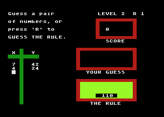 Plot / Guess the Rule