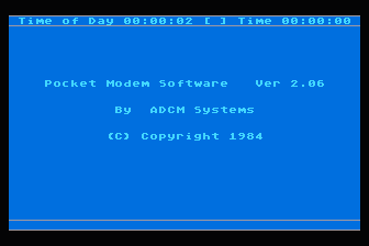 Pocket Modem atari screenshot