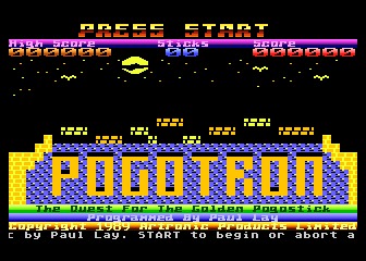 Pogotron atari screenshot