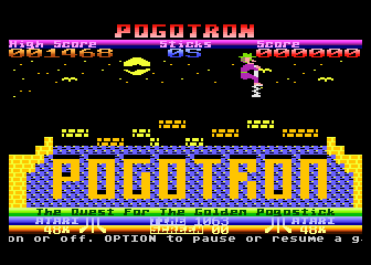 Pogotron atari screenshot