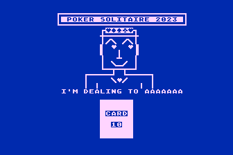 Poker Solitaire 2023 atari screenshot