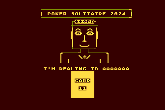 Poker Solitaire 2024 atari screenshot