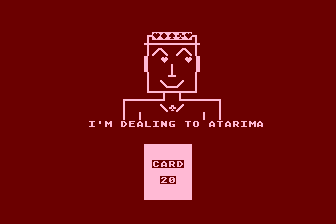 Poker Solitaire atari screenshot