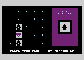 Poker Squares atari screenshot