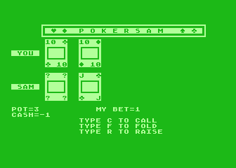 PokerSAM — screenshot 2