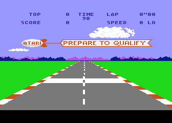 Pole Position atari screenshot