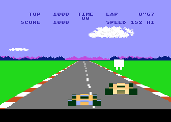 Pole Position atari screenshot