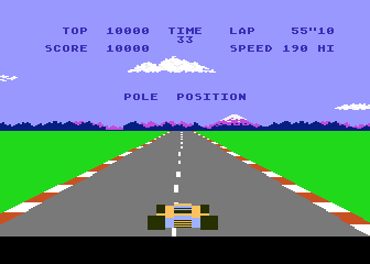 Pole Position atari screenshot