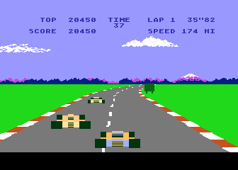 Pole Position atari screenshot