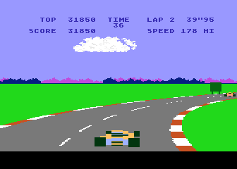 Pole Position atari screenshot