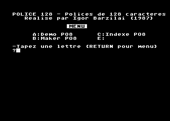 Police 128 atari screenshot