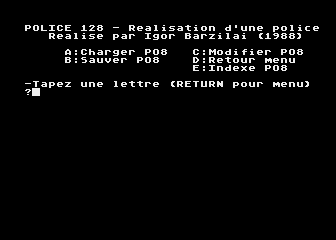Police 128 atari screenshot