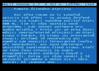 Pomsta Sileneho Ataristy atari screenshot