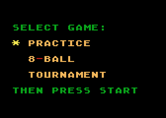 Pool atari screenshot