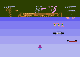 Porky's atari screenshot