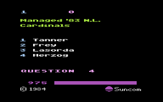 PQ - The Party Quiz Game - Sports Edition 1 atari screenshot