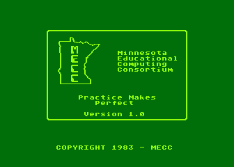 Practice Makes Perfect atari screenshot