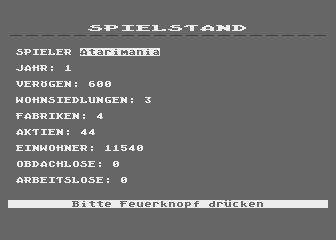Praesident atari screenshot