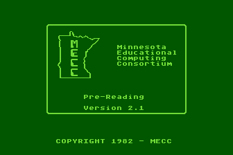 Pre-Reading atari screenshot