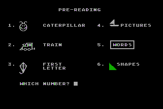Pre-Reading atari screenshot