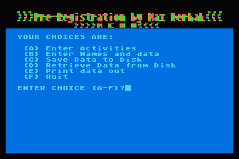 Pre-Registration atari screenshot