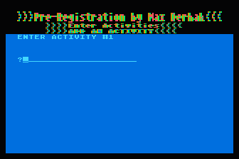 Pre-Registration