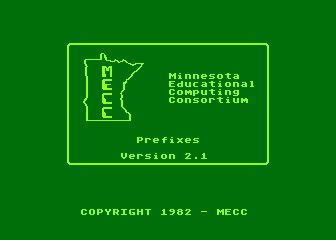 Prefixes atari screenshot