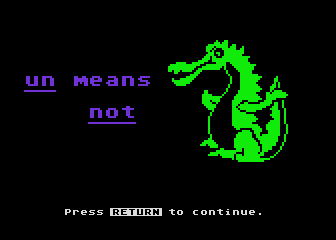 Prefixes atari screenshot