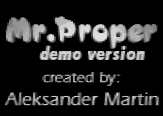 [PREV] Mr. Proper atari screenshot