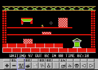[PREV] Lemmings atari screenshot