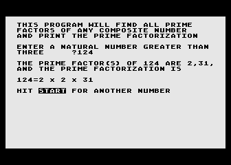 Prime Factorization — screenshot 1