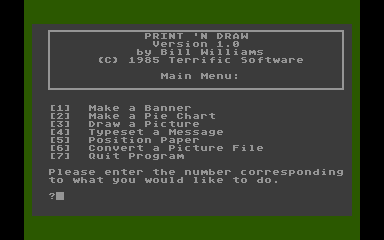 Print 'n Draw atari screenshot
