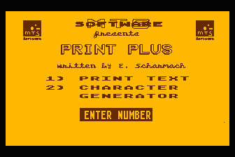 Print Plus atari screenshot