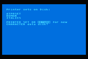 Print Plus atari screenshot