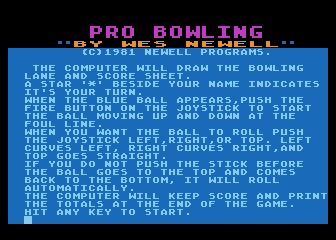Pro Bowling — screenshot 1