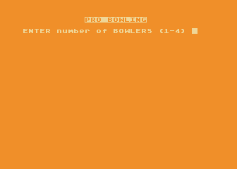 Pro Bowling atari screenshot