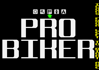 Pro Mountain Bike Simulator atari screenshot