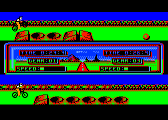 Pro Mountain Bike Simulator atari screenshot